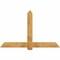 Ekena Millwork Eugene Rough Sawn Timber Gable Bracket, Western Red Cedar, 72"W x 45"H x 6"D x 6"F, 15/12 Pitch GBW072X45X0606EUG00RWR - alternate 1